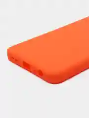 Оранжевый силиконовый чехол для Infinix HOT 11S NFC (Инфиникс Хот 11С НФС), прозрачный
