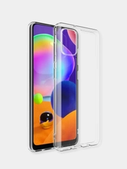 Чехол Samsung Galaxy A31 прозрачный силиконовый (Самсунг Галакси А31)