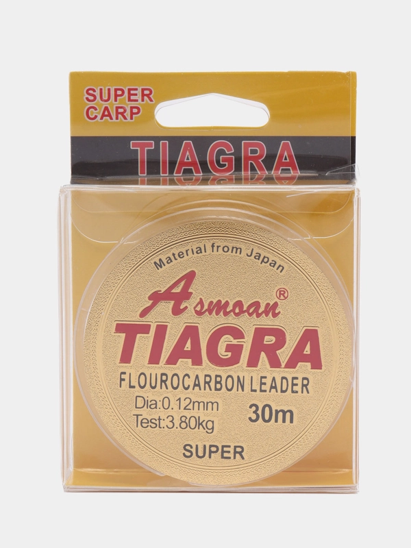 Леска зимняя Tiagra Fluorocarbon, 30 м