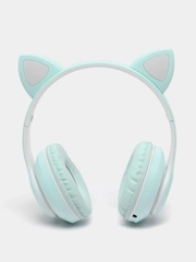 Детские беспроводные наушники "Cat Ear", c кошачьими светящимися ушками