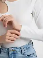 Молочный боди женское, в сетку