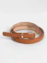 Терракотовый ремень женский