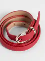 Бежевый ремень женский