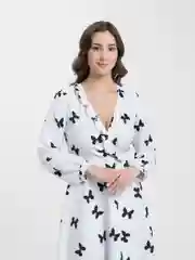 Белый платье женское повседневное