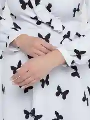 Белый платье женское повседневное