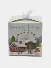 Ледяной новогодняя коробка квадратная