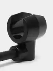 Черный держатель для душа