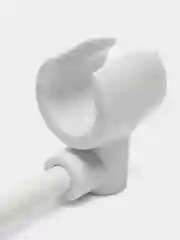 Белый держатель для душа