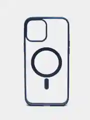 Синий чехол MagSafe для iPhone 11, 12, 13, 14, 15, Pro, Pro Max, Plus, mini, айфон, магсейф