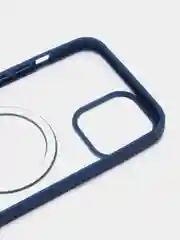 Синий чехол MagSafe для iPhone 11, 12, 13, 14, 15, Pro, Pro Max, Plus, mini, айфон, магсейф