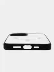 Черный чехол MagSafe для iPhone 11, 12, 13, 14, 15, Pro, Pro Max, Plus, mini, айфон, магсейф