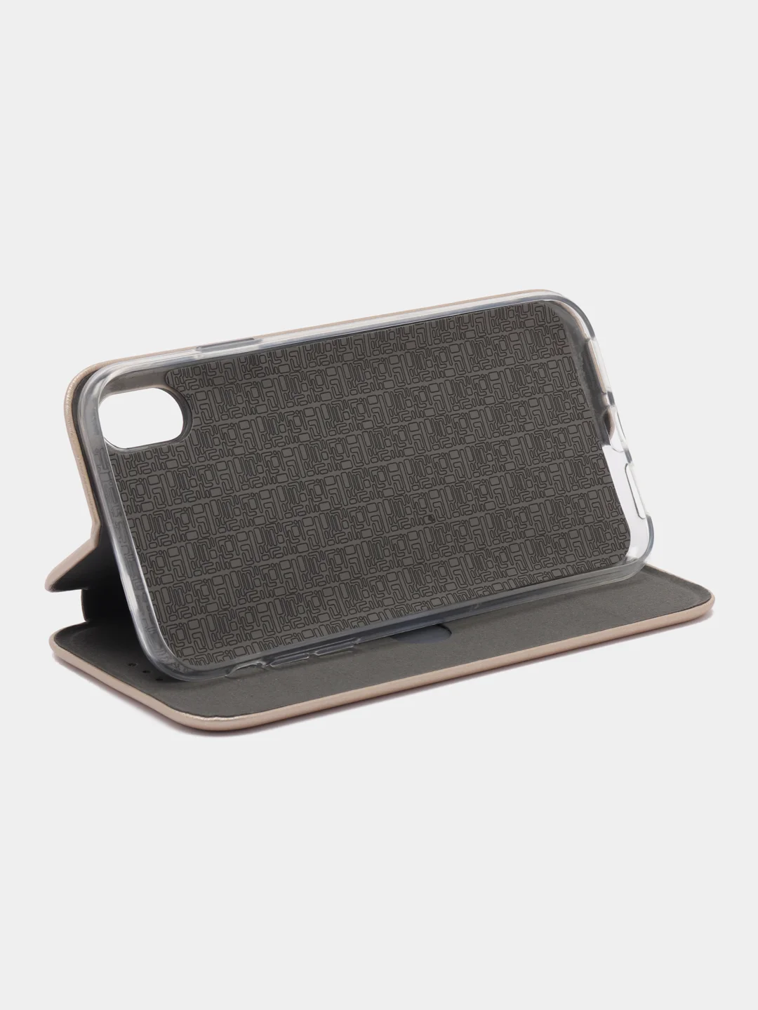 Золотой чехол книжка iPhone XR