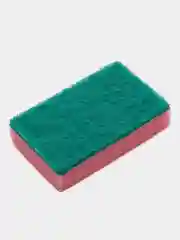 Розовый губки для мытья посуды, 100 х 65 мм, 3 штуки