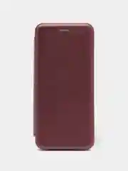 Бордовый чехол-книжка Honor 8A / Huawei Y6 (2019)