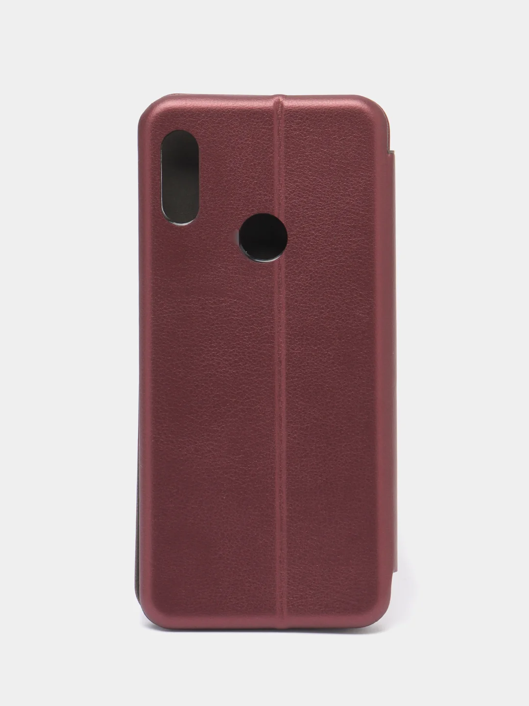 Бордовый чехол-книжка Honor 8A / Huawei Y6 (2019)