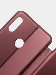 Бордовый чехол-книжка Honor 8A / Huawei Y6 (2019)