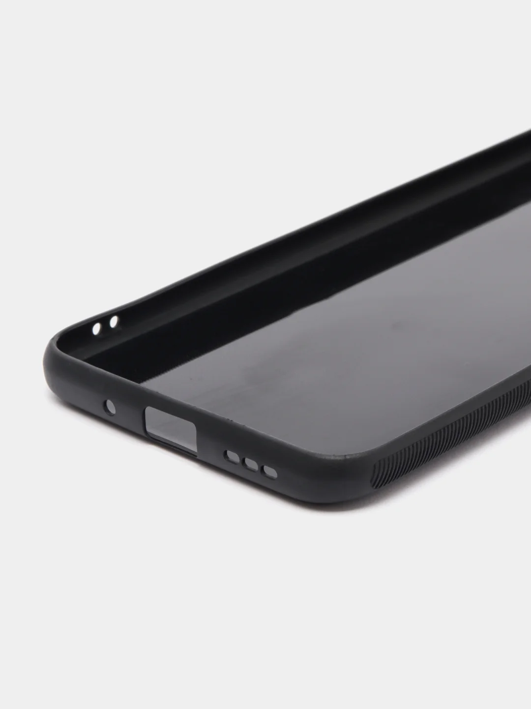 Черный чехол карбон с защитой камеры на XIAOMI REDMI 10A / REDMI 9C
