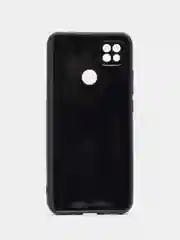 Черный чехол карбон с защитой камеры на XIAOMI REDMI 10A / REDMI 9C