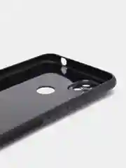 Черный чехол карбон с защитой камеры на XIAOMI REDMI 10A / REDMI 9C