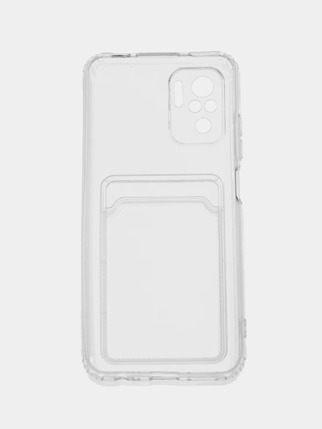 Прозрачный чехол XIAOMI POCO M5S / Redmi Note 10 / NOTE 10s  для пластиковой карточки , защита камеры