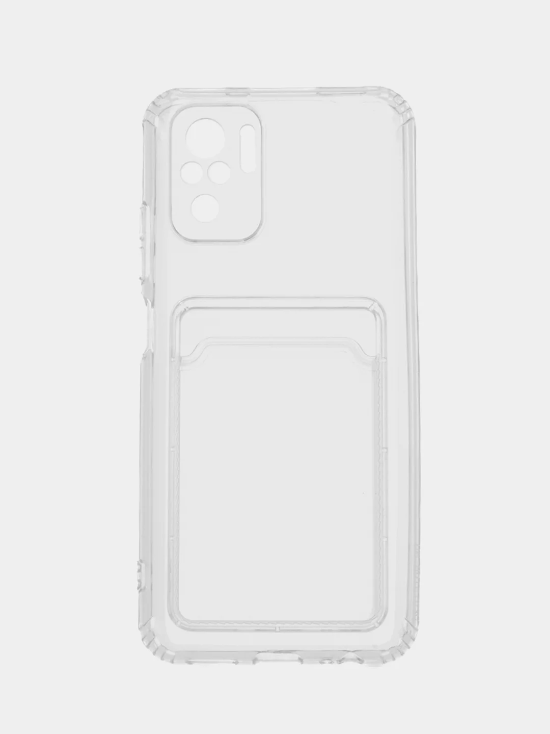 Прозрачный чехол XIAOMI POCO M5S / Redmi Note 10 / NOTE 10s  для пластиковой карточки , защита камеры