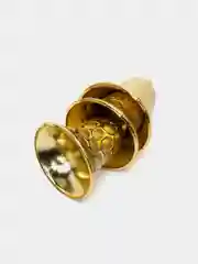 Украшение ёлочное "Колокольчик рельефный", набор из 12 штук, 3 см