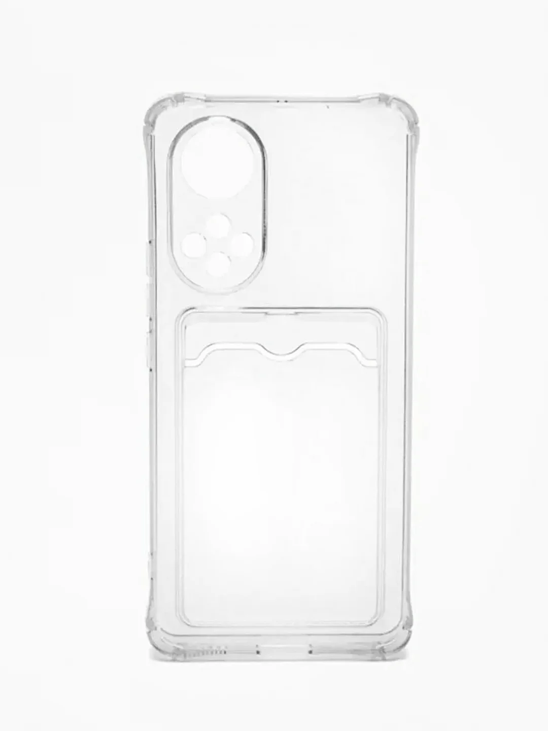 Прозрачный чехол для Huawei Nova9, Y6 2019, Y9 Prime 2019, P50, Honor 50, 8A, 9X, Psmart Z, X8, с отделом для карт