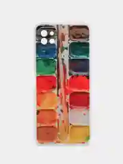 Бордовый силиконовый чехол на Samsung Galaxy A22s 5G / Самсунг А22s 5G прозрачный, с рисунком