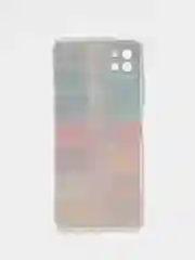 Бордовый силиконовый чехол на Samsung Galaxy A22s 5G / Самсунг А22s 5G прозрачный, с рисунком