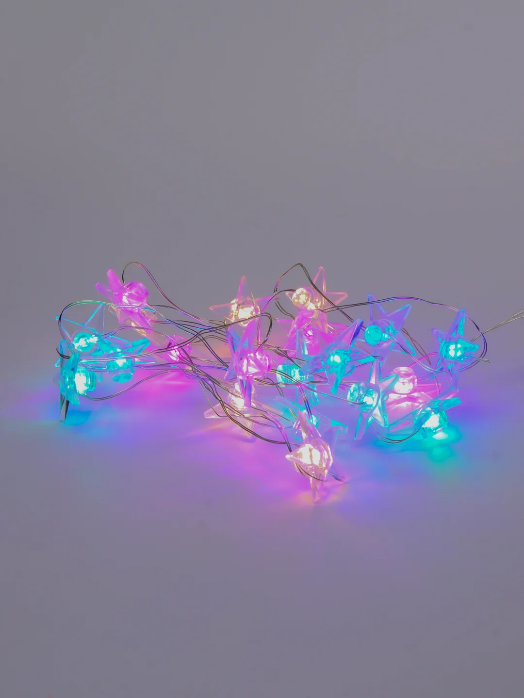 Гирлянда-нить "Звезда", IP20, 20 LED, 2 режима, ААх2, 2 м