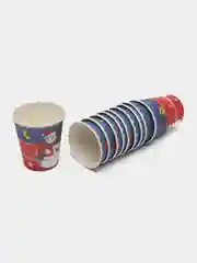Синий стакан бумажный "Новый год", 0,2 л