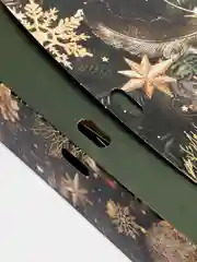 Черный новогодняя коробка