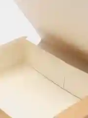 Бежевый новогодняя коробка