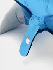 Синий шар воздушный Ракета 4D
