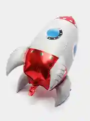 Красный шар воздушный Ракета 4D