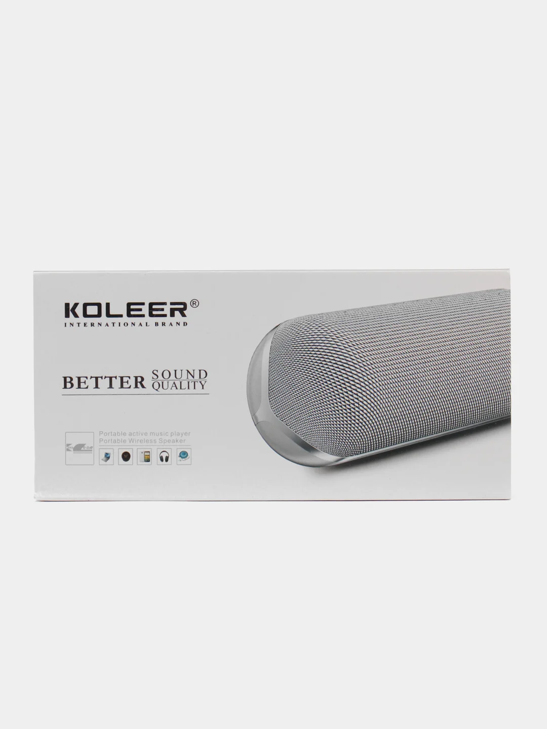 Серый колонка портативная  Koleer S-816, Bluetooth