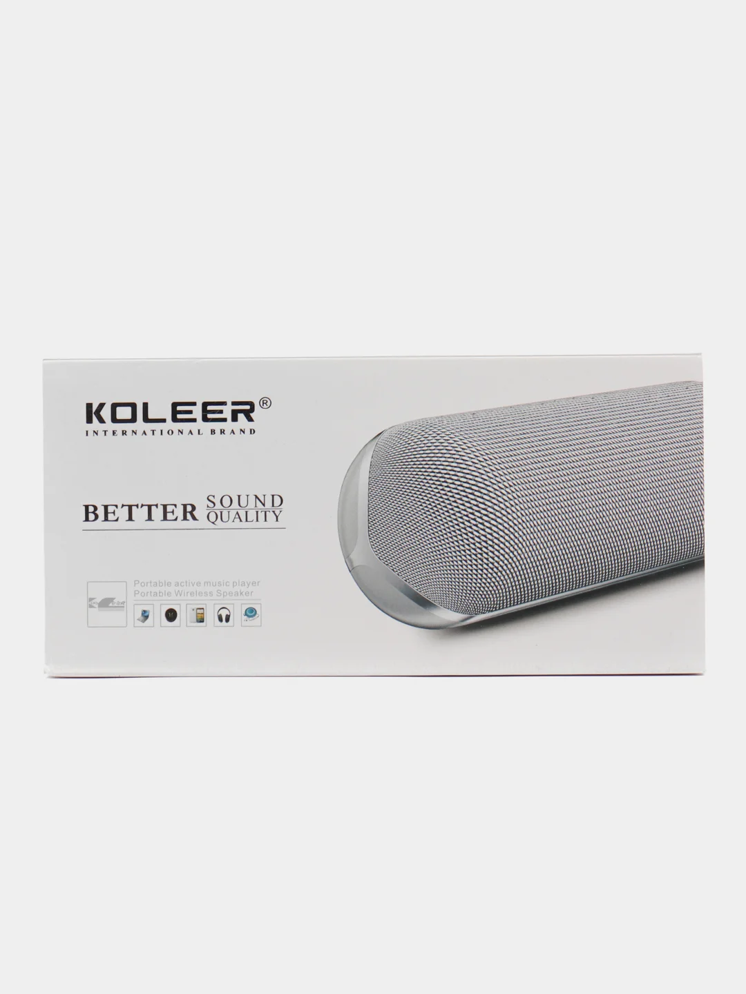 Черный колонка портативная  Koleer S-816, Bluetooth