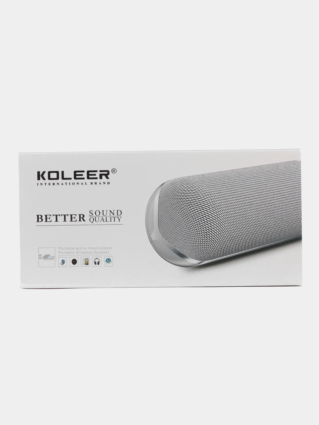 Зеленый колонка портативная  Koleer S-816, Bluetooth