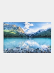 Картина на холсте "Горное озеро", 90 х 55 см