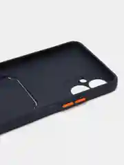 Синий чехол TECNO SPARK 9 PRO с отделением для пластиковой карты и защита камеры