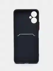 Синий чехол TECNO SPARK 9 PRO с отделением для пластиковой карты и защита камеры