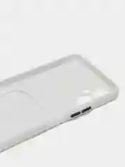 Белый чехол TECNO SPARK 9 PRO с отделением для пластиковой карты и защита камеры