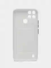 Белый чехол с отделением для пластиковой карточки REALME C21Y