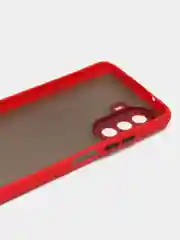 Красный чехол для HUAWEI NOVA Y70 с защитой камеры
