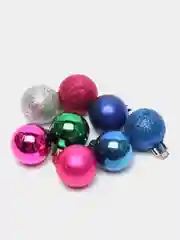 Набор новогодних ёлочных игрушек, 16 штук, 3 см