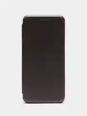 Серебряный чехол-книжка Xiaomi Redmi Note 10 Pro