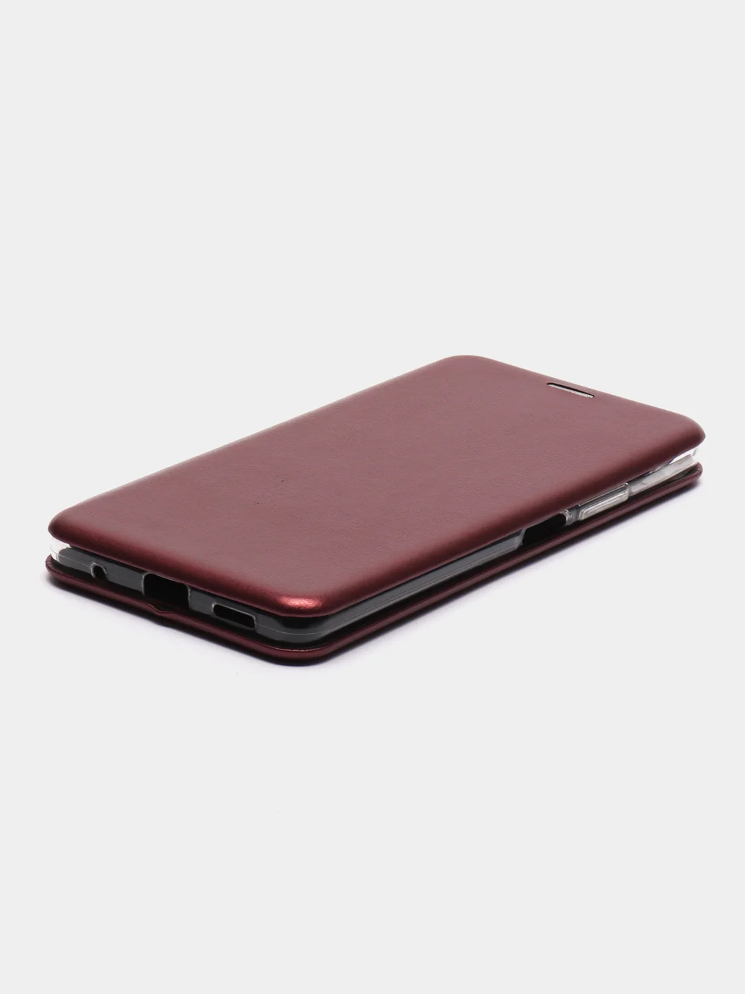 Багровый чехол-книжка Xiaomi Redmi Note 10 Pro