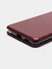 Багровый чехол-книжка Xiaomi Redmi Note 10 Pro