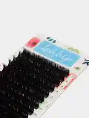 Ресницы для наращивания черные Lash&Go, микс, 16 линий