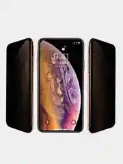Защитное стекло "Антишпион" на iPhone 14 Max/Pro Max/13 Pro Max/, чёрное